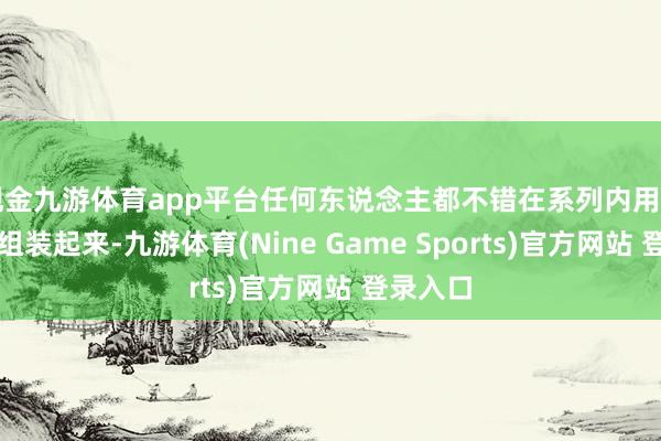 现金九游体育app平台任何东说念主都不错在系列内用自选模块组装起来-九游体育(Nine Game Sports)官方网站 登录入口