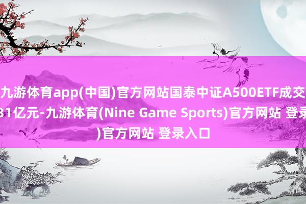 九游体育app(中国)官方网站国泰中证A500ETF成交额超31亿元-九游体育(Nine Game Sports)官方网站 登录入口